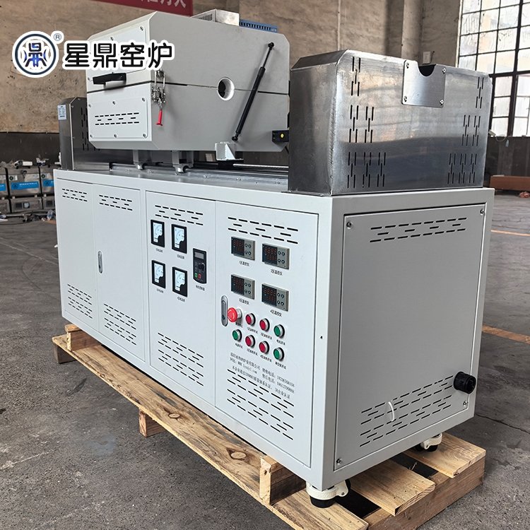 1600度 快速退火管式炉 双炉管石英炉 炉温均匀