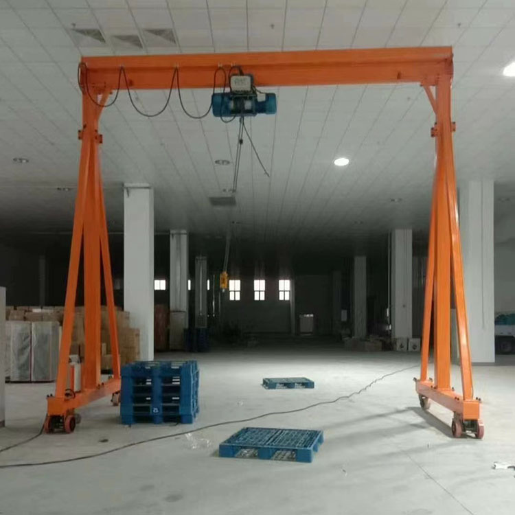 泰荣3吨小型移动龙门架 厂房装卸货物用电动无轨龙门吊支持定制