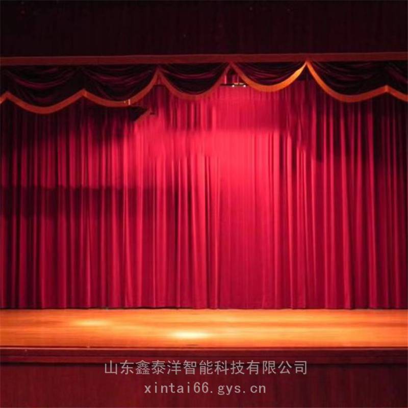 金丝绒布 大型会场 剧院升降电动舞台幕布 背景幕 颜色多选