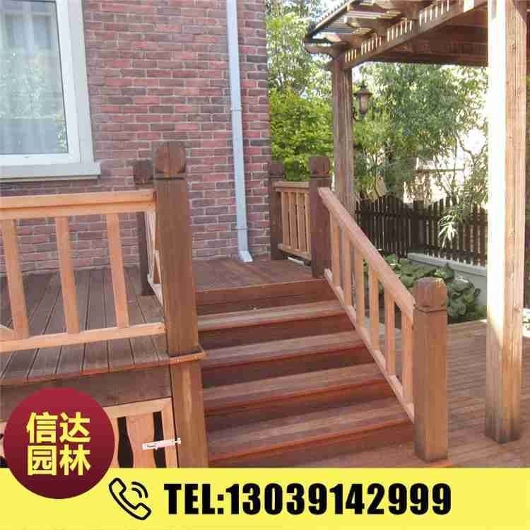 长 春防腐木实木建筑板材 木纹清晰 质地自然 工程施工