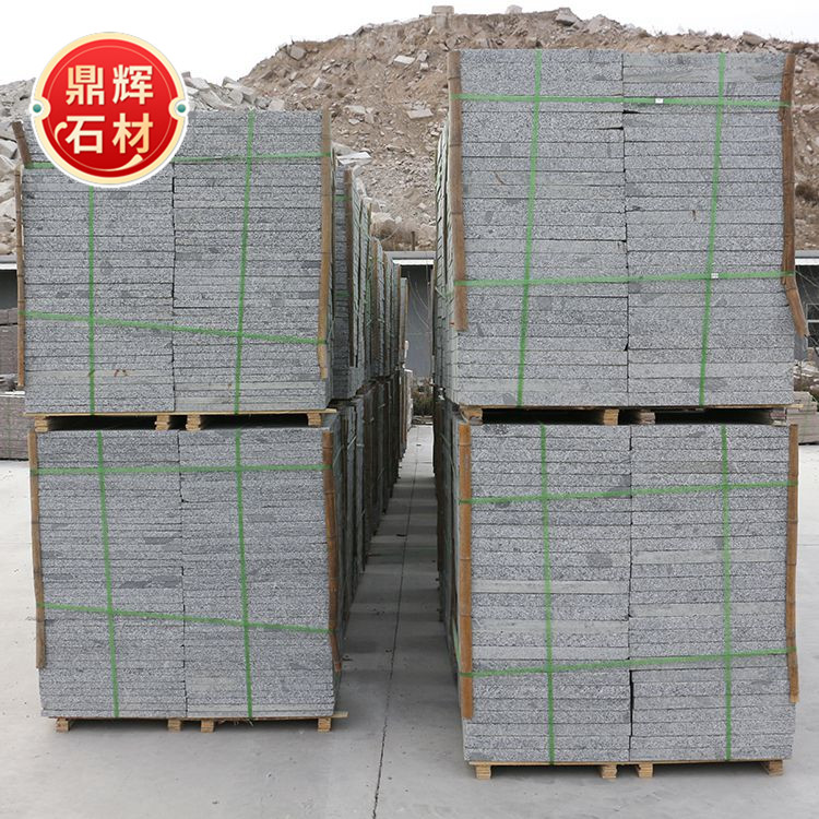鼎辉五莲花火烧板 3公分荔枝面地铺石 火烧面台阶石 规格齐全