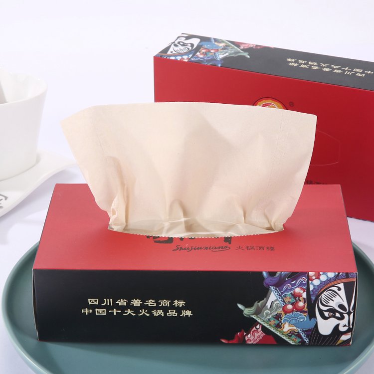广告宣传盒抽定制 纸巾面巾纸盒 免费设计 餐巾纸厂家