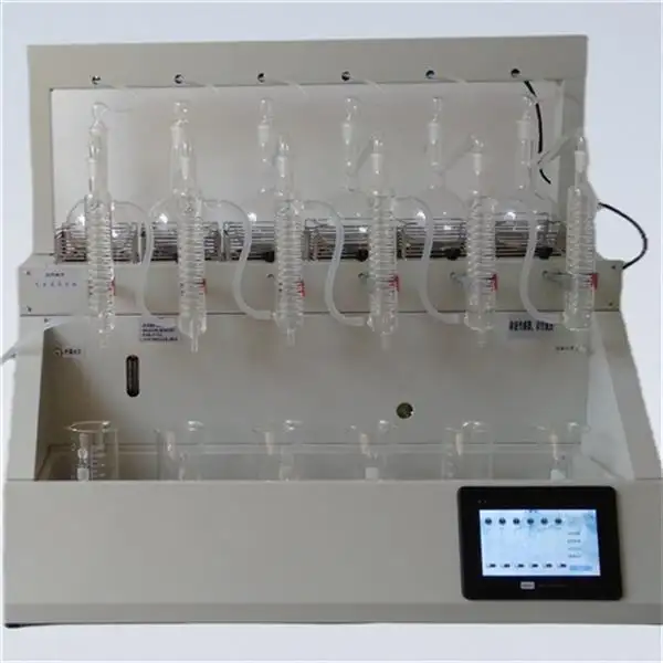 伍跃仪器 六联智能水蒸汽电炉蒸馏装置氟化物蒸馏仪WY-FZL6
