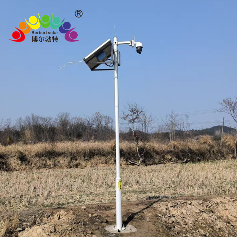 博尔勃特矿山工地太阳能监控供电系统无电区风光互补光伏发电系统