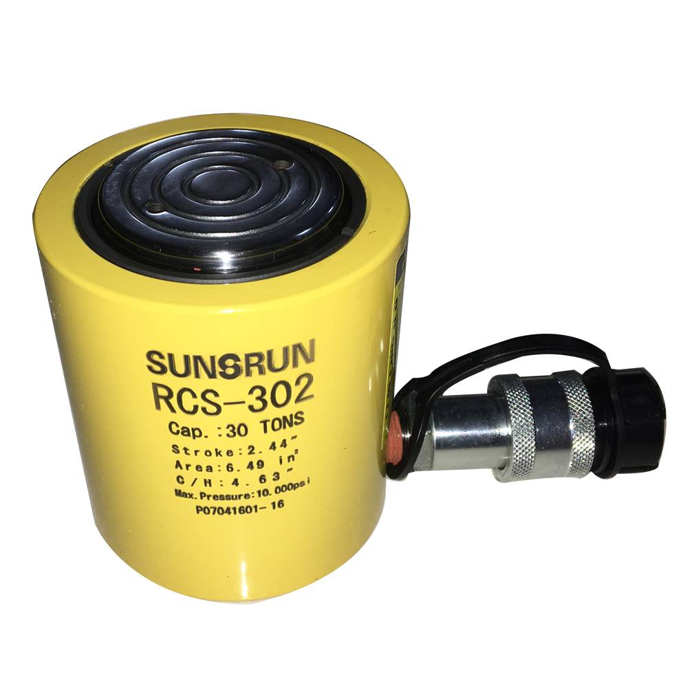 供应30吨单作用中空型SUNRUN巨轮兴液压千斤顶RCH302