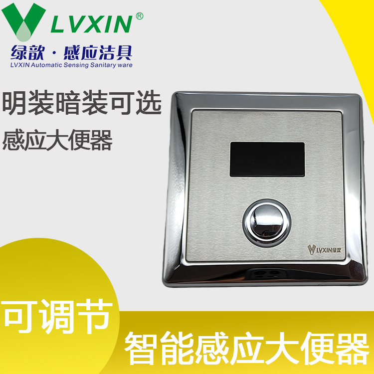 绿歆卫浴洁具 LX6402AT 暗装入墙大便智能全自动感应厕所冲水器