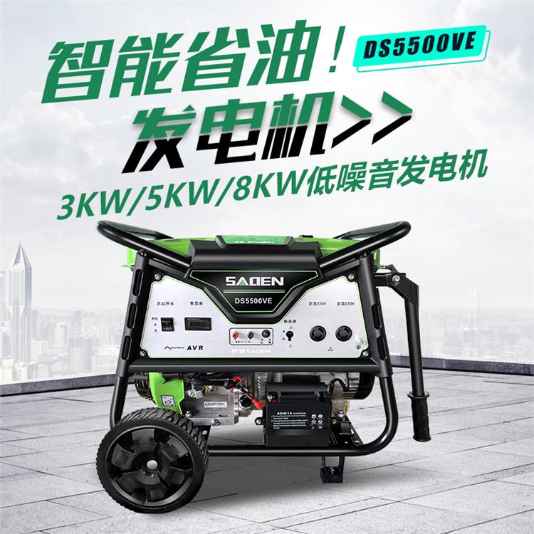 德国萨登3000w小型开架户外工程备用汽油发电机