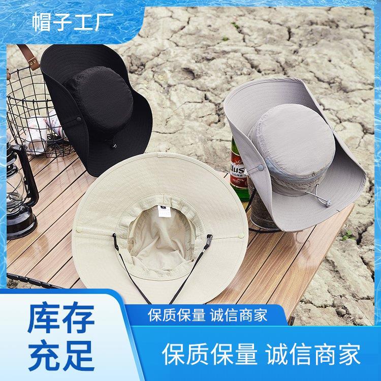 旅游户外 防晒帽渔夫帽 品质保障款式多样 字图LOGO