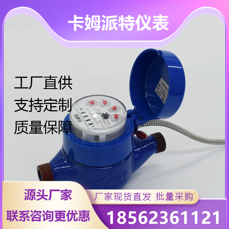 有线远传水表 光电直读 多种通讯方式 可定制 铁壳铜头 计量精准 厂家