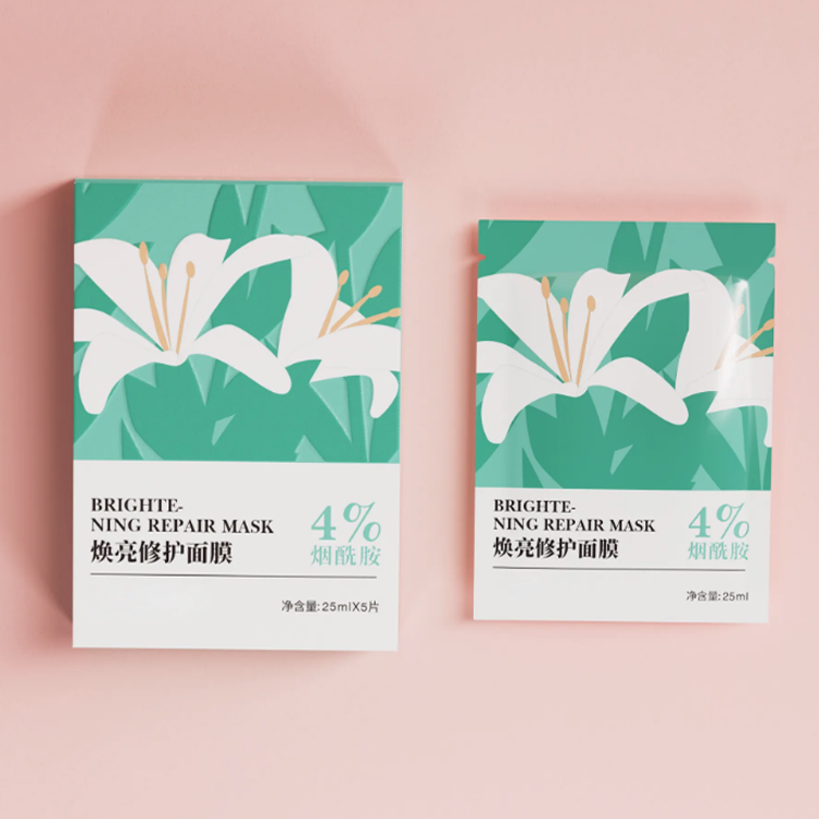 白花百合花原液面膜化妆品代加工 工oem护肤品 水信生物