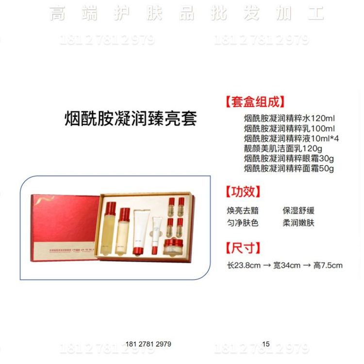 烟酰胺提亮套 可批发 加工oem ODM 贴牌