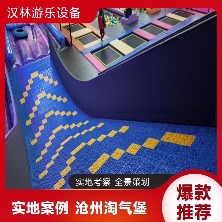 汉林品牌淘气堡游艺设施室内大型定制款儿童乐园