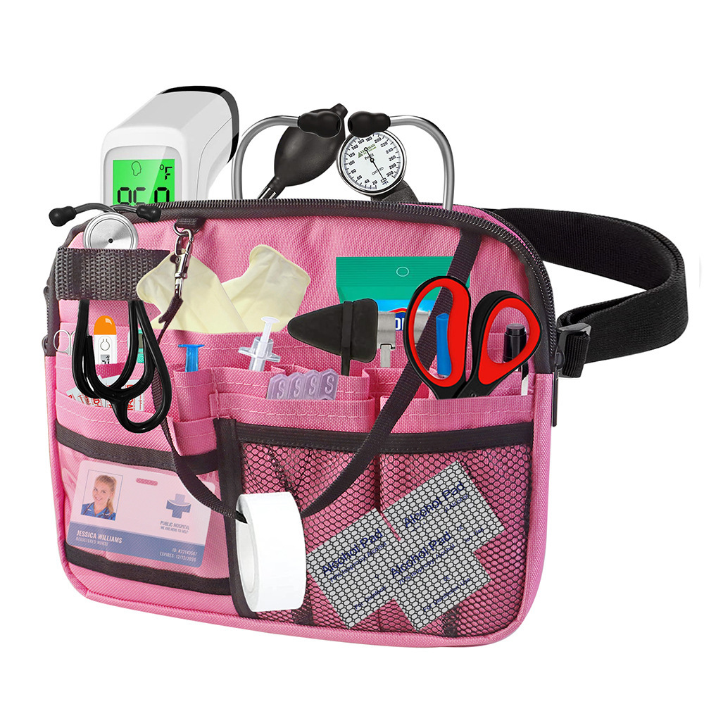 护士包工具收纳袋便携式多功能护士腰包 nurses fanny pack