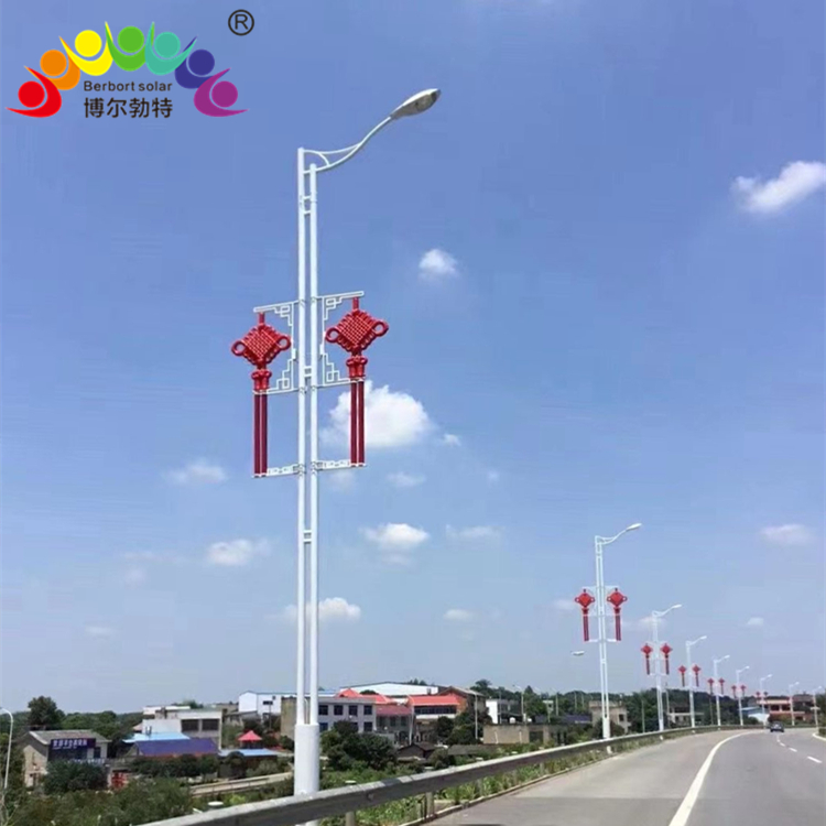 博尔勃特 LED中国结灯笼市政道路亮化照明市电路灯杆厂家批发