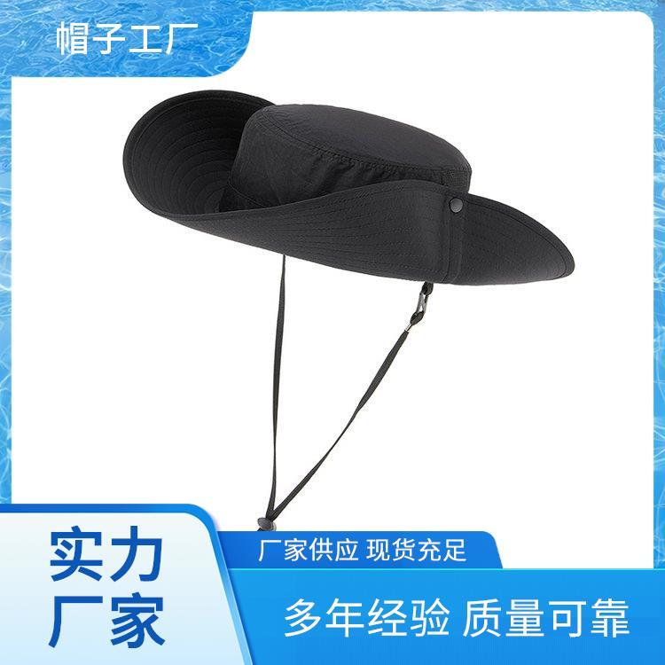 夏季新款 蓝色渔夫帽 规格齐全售后无忧 广告帽工厂