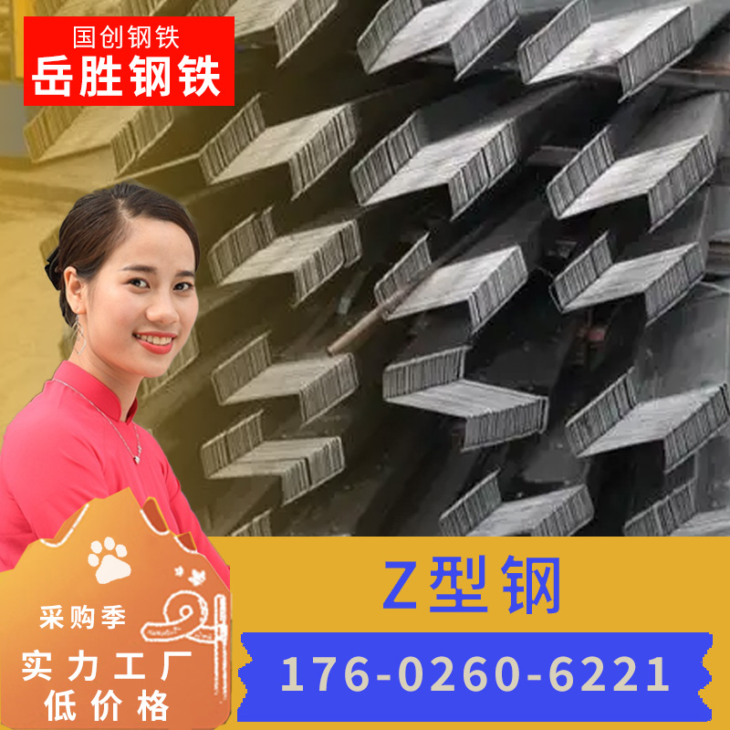 冷弯Z型钢 国创 钢结构用屋面檀条热镀锌 厂家直供