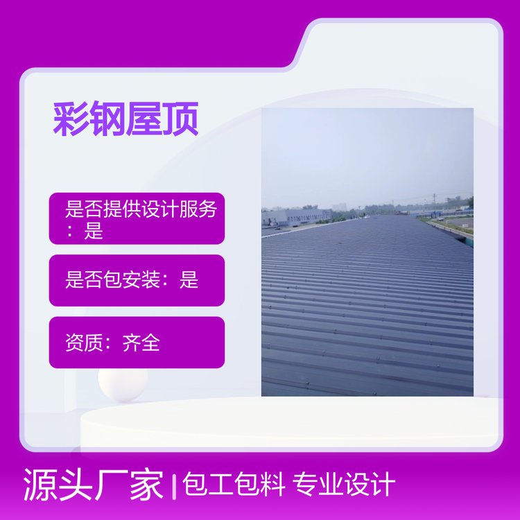 轶龙胜彩钢屋顶 包工包料售后完善 专业设计 材质优良