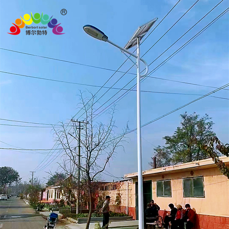 博尔勃特LED路灯乡村振兴道路户外照明太阳能路灯杆厂家批发