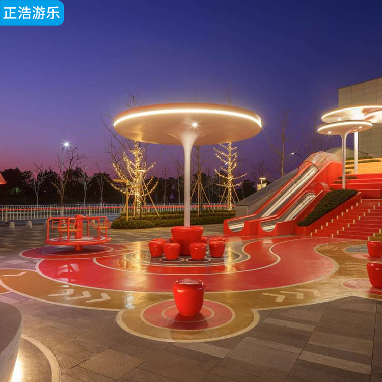 正浩 非标大型组合滑梯 游乐场小区创意游乐设施定制 无动力设备