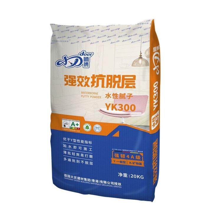 小刀师傅 YK300 强效抗脱层 水性腻子 无砂细底 N型耐水