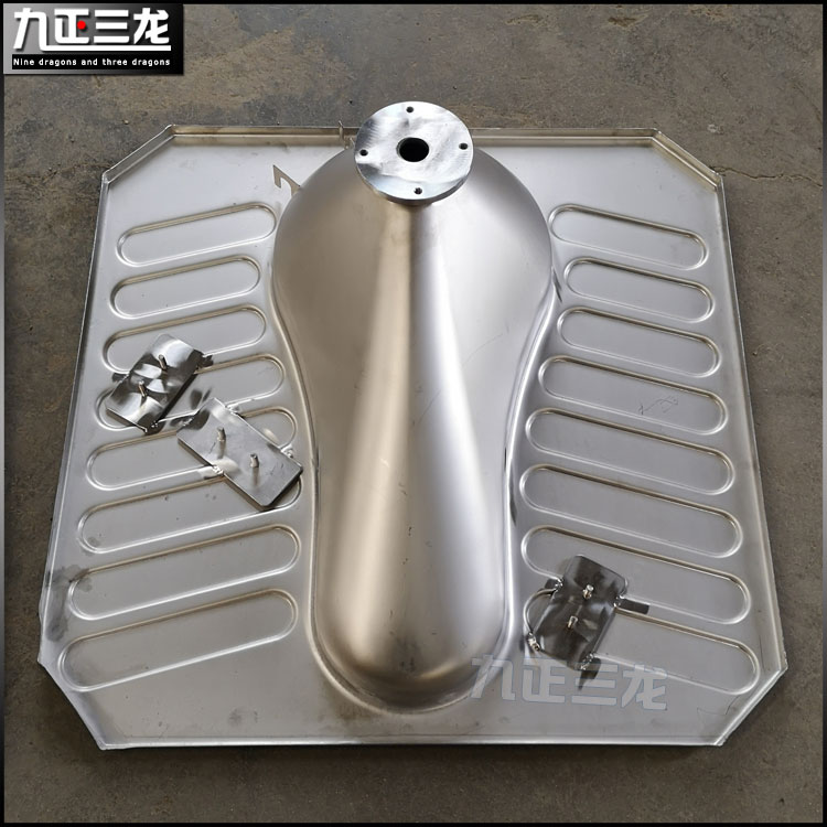 九正三龙高铁用不锈钢真空负压蹲便器 白钢吸附型马桶 节水型便池