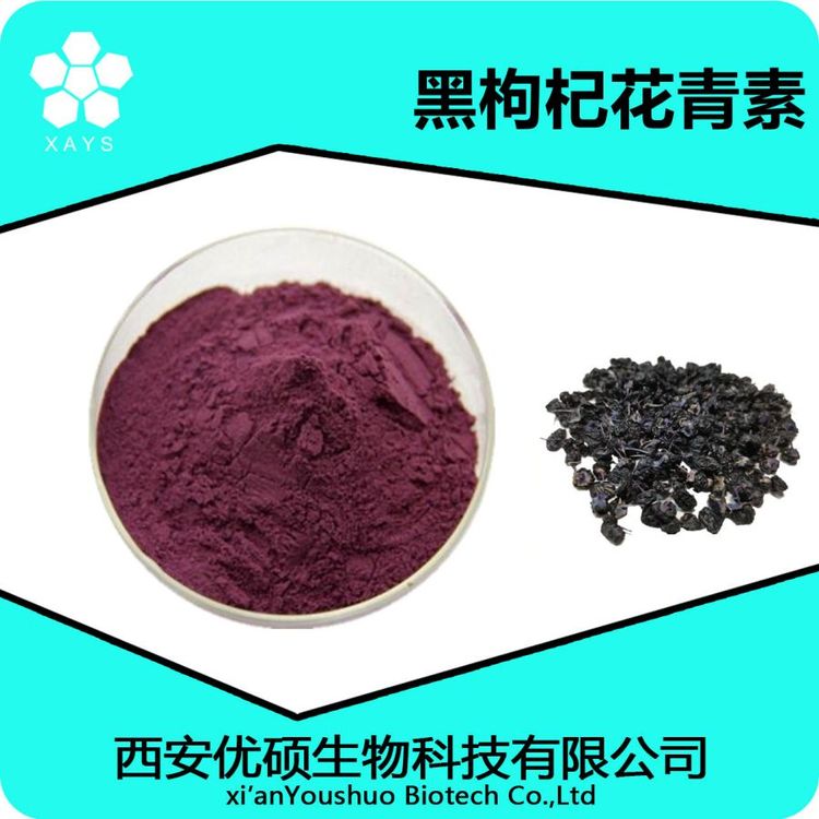 黑枸杞花青素25%花青苷 规格可定制 食品级 优硕生物含运