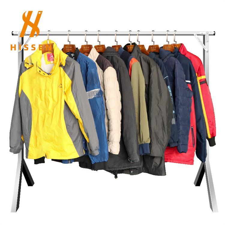 二手衣服男装冬季棉袄加厚保暖风衣secondhand men cotton jacket