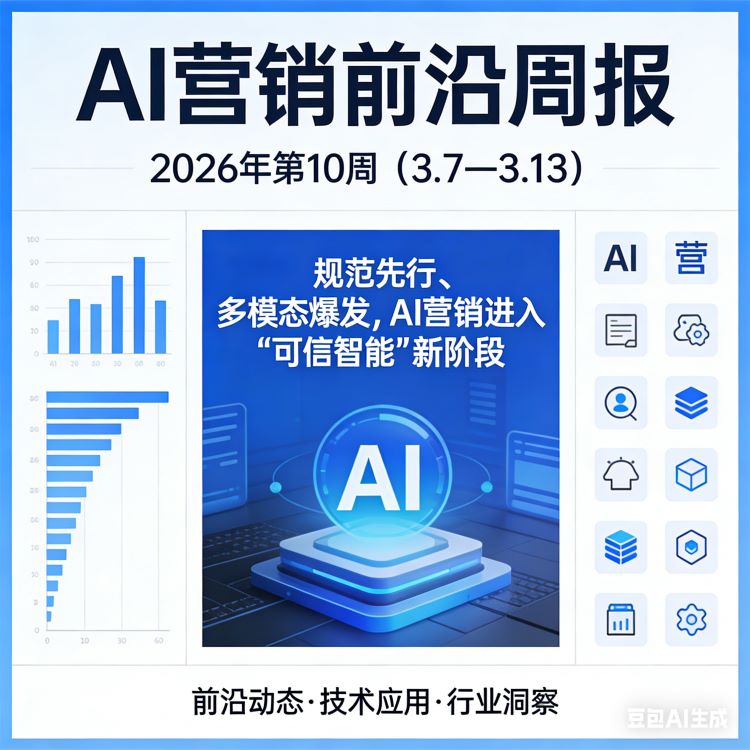 AI营销前沿周报｜2026年第10周（3.7–3.13）：规范先行、多模态爆发，AI营销进入“可信智能”新阶段