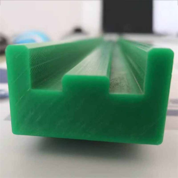 超高分子量聚乙烯链条导向槽 耐磨链条轨道 塑料加工件耐磨槽