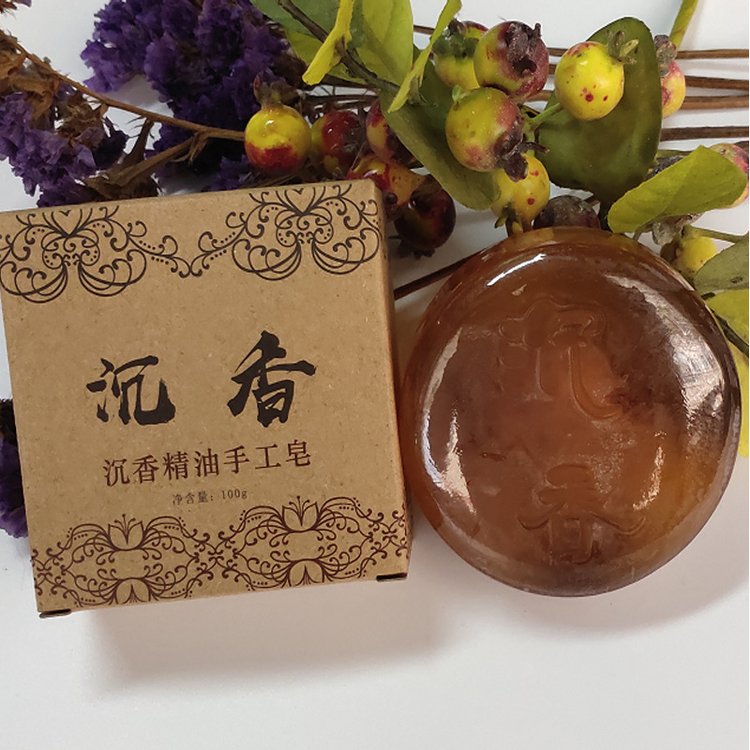 沉香皂OEM 洁面沐浴檀香皂用品精油皂加工贴牌定制
