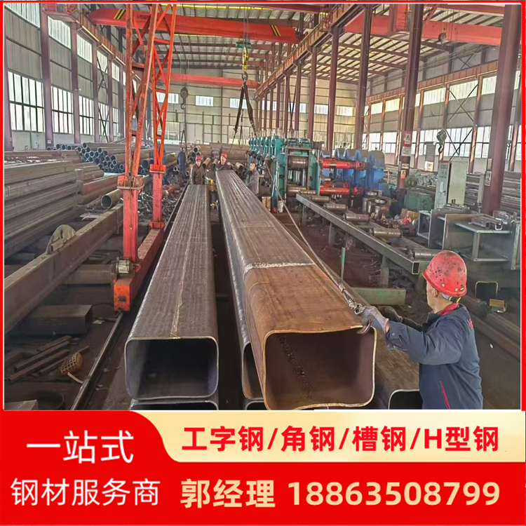 五特特钢Q245R方管加工 Q235CF方形管 40x60 桥梁构件用 发货快速