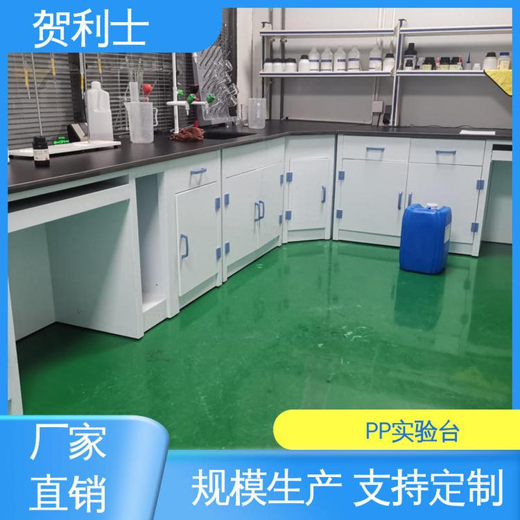 化学PP实验台 科研机构用 实验室工作台 按需定制加工 贺利士