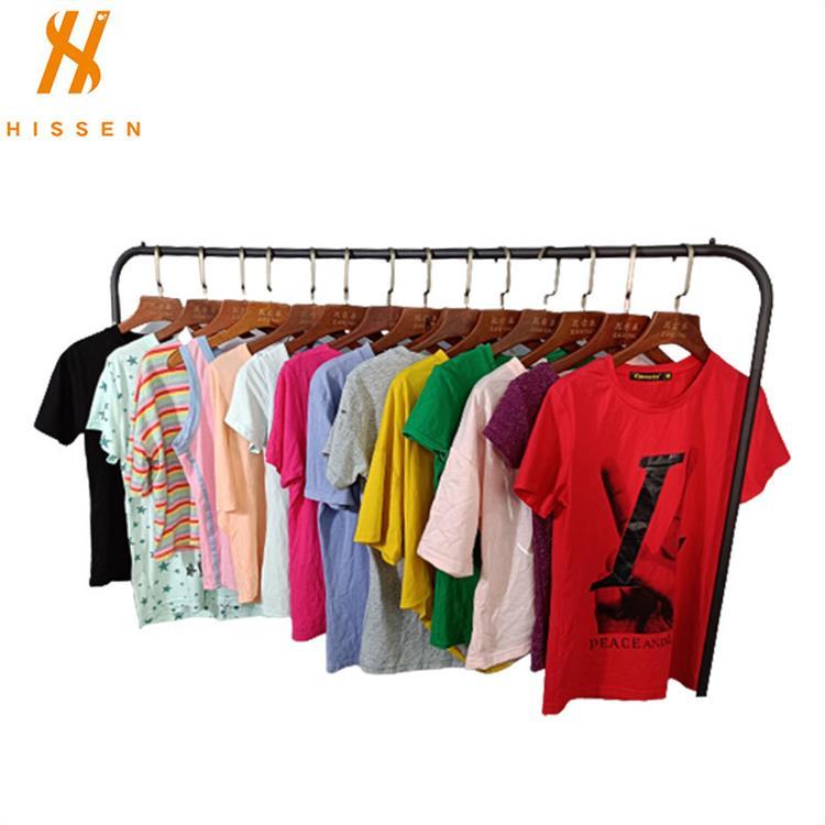 二工厂批发非洲中东二手短袖used second hand clothes整柜出口