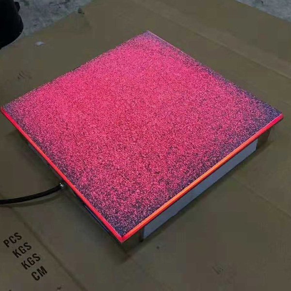 LED正方形地砖灯七彩重力感应灯发光舞台广场户外防水脚踩地板灯