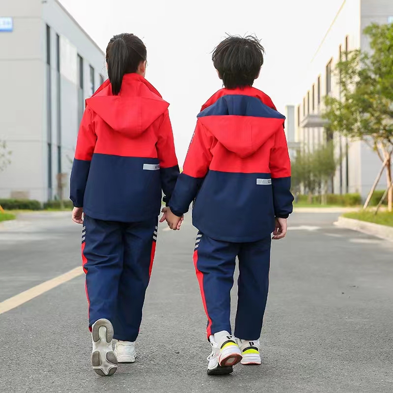 学生运动服小学生运动会校服秋冬季套装晨跑跳远足球训练服装