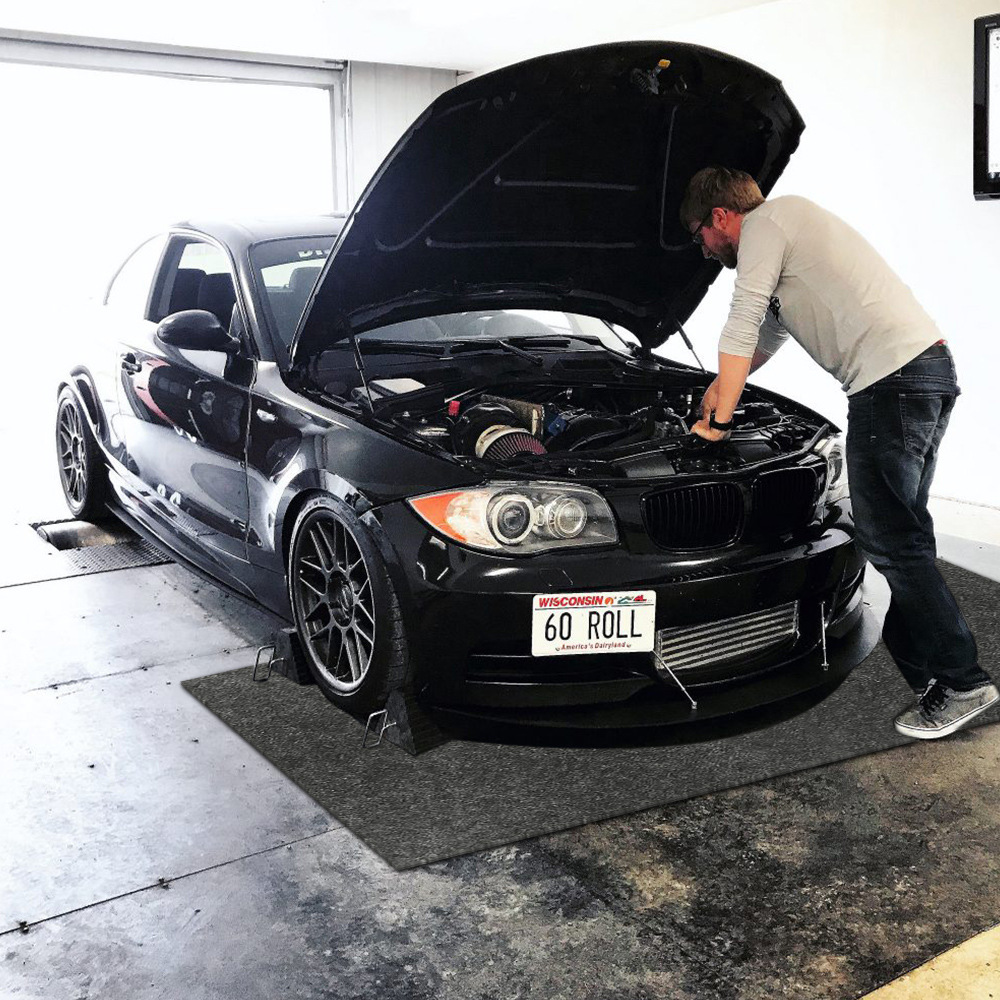 汽车维修垫防油垫车库地板垫毛毡车库地垫 car repair mat