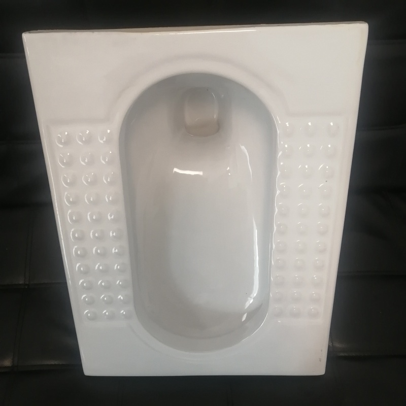 旱厕工程用S弯防臭蹲便器家用陶瓷蹲坑卫生间用蹲厕大便器