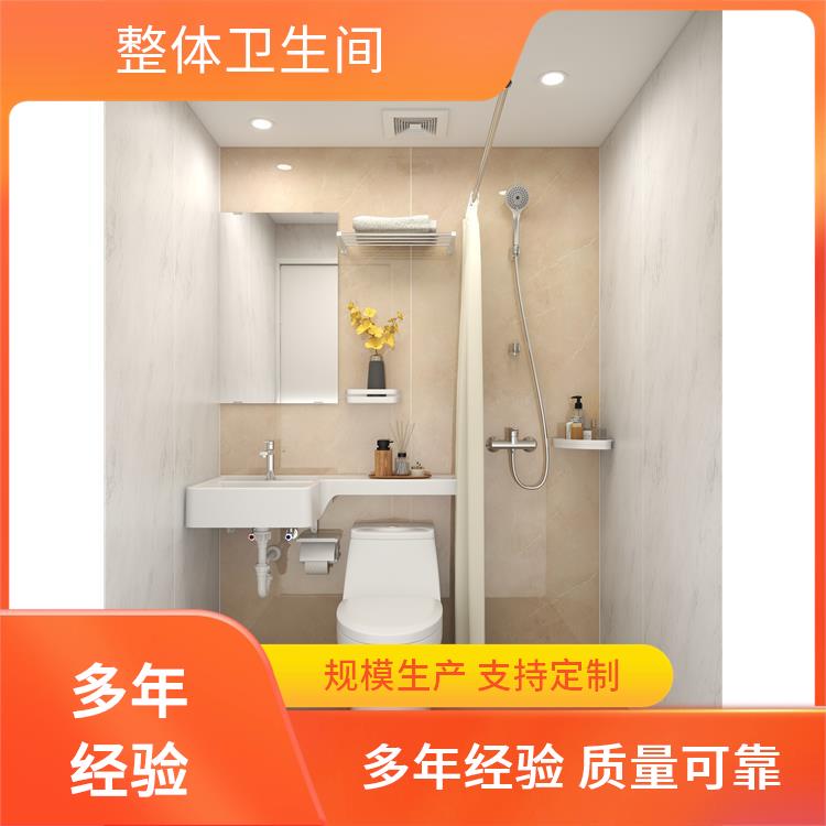 澳普特定制整体卫浴 SMC航空材料 防水防火安全