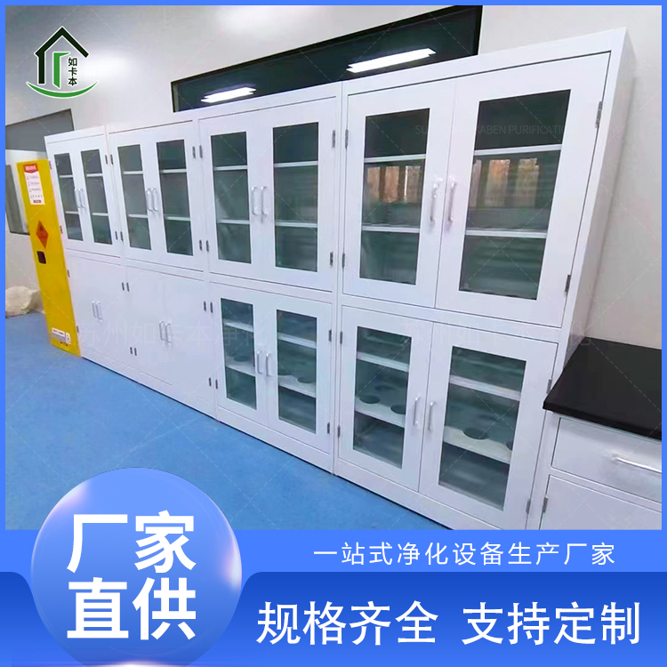 PP学校实验室药品柜 双门器皿柜化学试剂柜 耐腐蚀安全柜厂家