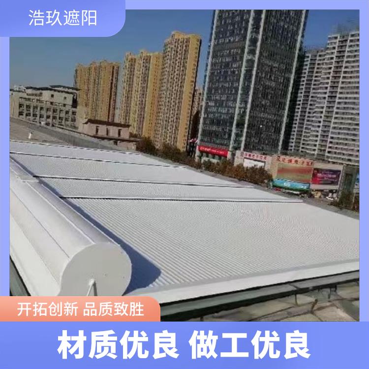 铝合金天幕阳光房浩玖棚隔热伸缩玻璃房浩玖浩玖浩玖顶幕