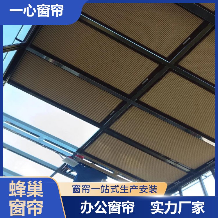 一心建材 天蓬蜂巢帘 私密性能好 简约明亮 规格齐全 厂家定制