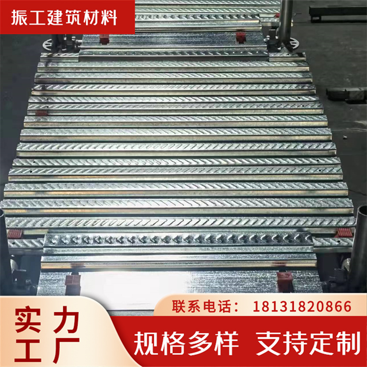 国标现货 表面镀锌压瓦钢跳板 建筑工程防滑脚手架 工地电厂搭建板