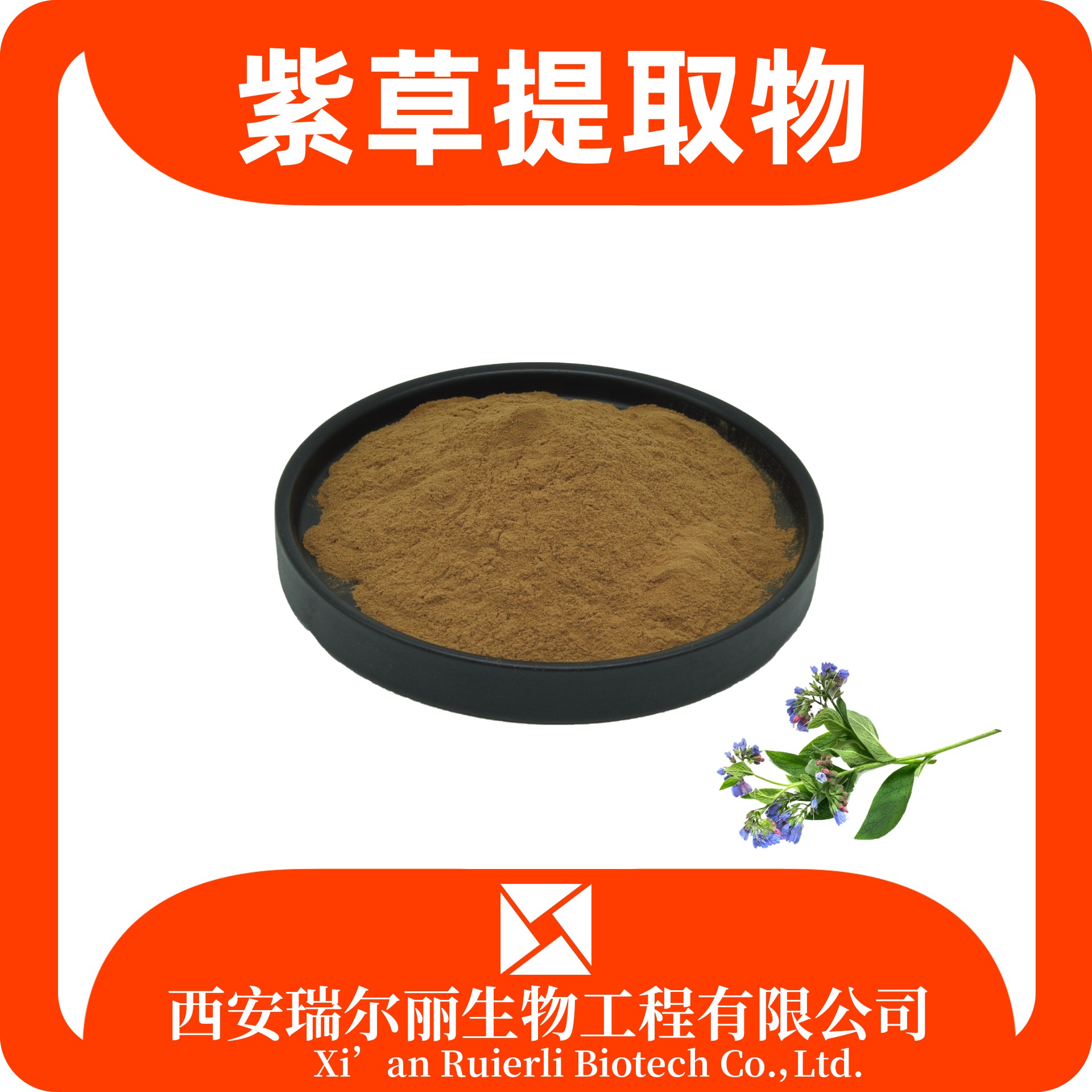 紫草提取物 紫草粉 速溶浓缩 SC证可定制 食品原料 瑞尔丽生物