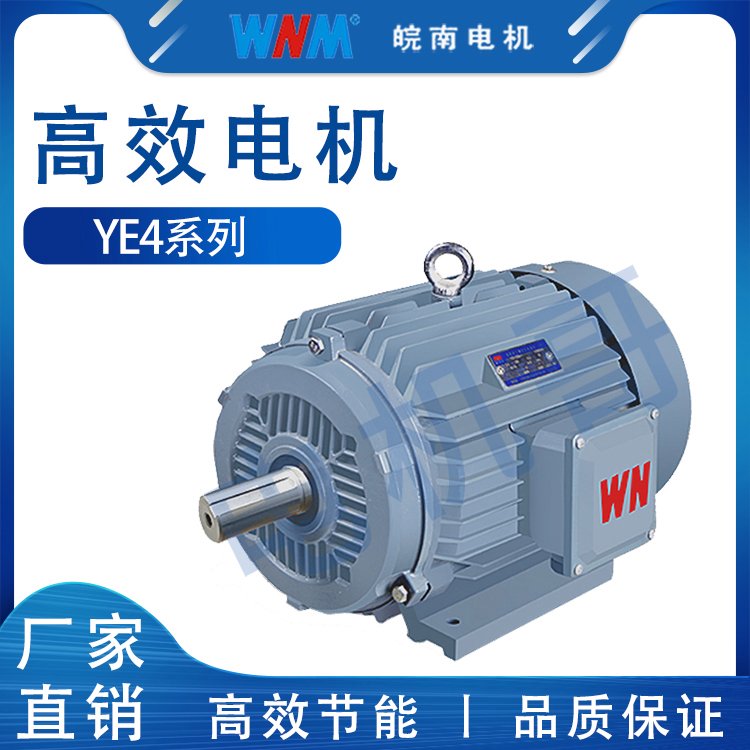 安 徽皖南电机YE4-250M-4/55KW二级能效纯铜线圈三相异步电动机