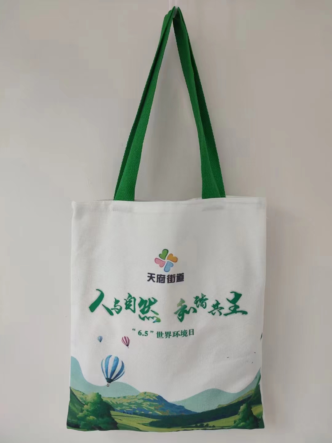 空白彩印帆布袋 学生斜挎手提袋 可印花布袋 定制宣传logo