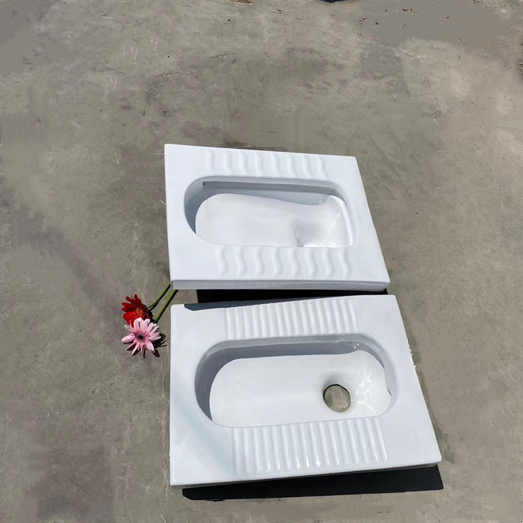 厂家批发工程蹲便器 防臭大便器套装 陶瓷小口蹲便盆 无反味蹲厕