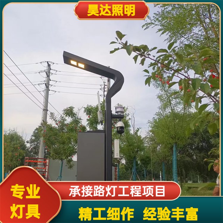 昊达照明 多功能智慧路灯广场道路户外照明太阳能路灯杆厂家批发