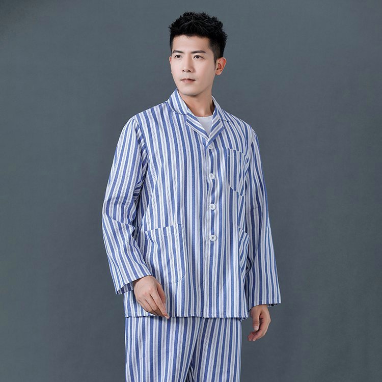 美斯尼医院病号服 纯棉病人住院服 款式多样尺码齐全 蓝白条套装