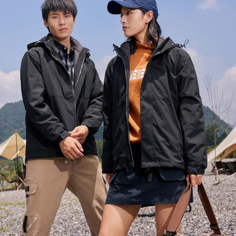 锦丹 中|山 冲锋衣 宽松型丝绵面料 徒步旅行装 多种型号款式