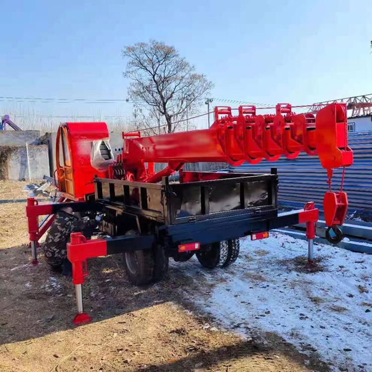 四驱随车吊 自制定制全新小吊车 6吨8吨液压起重机 久胜